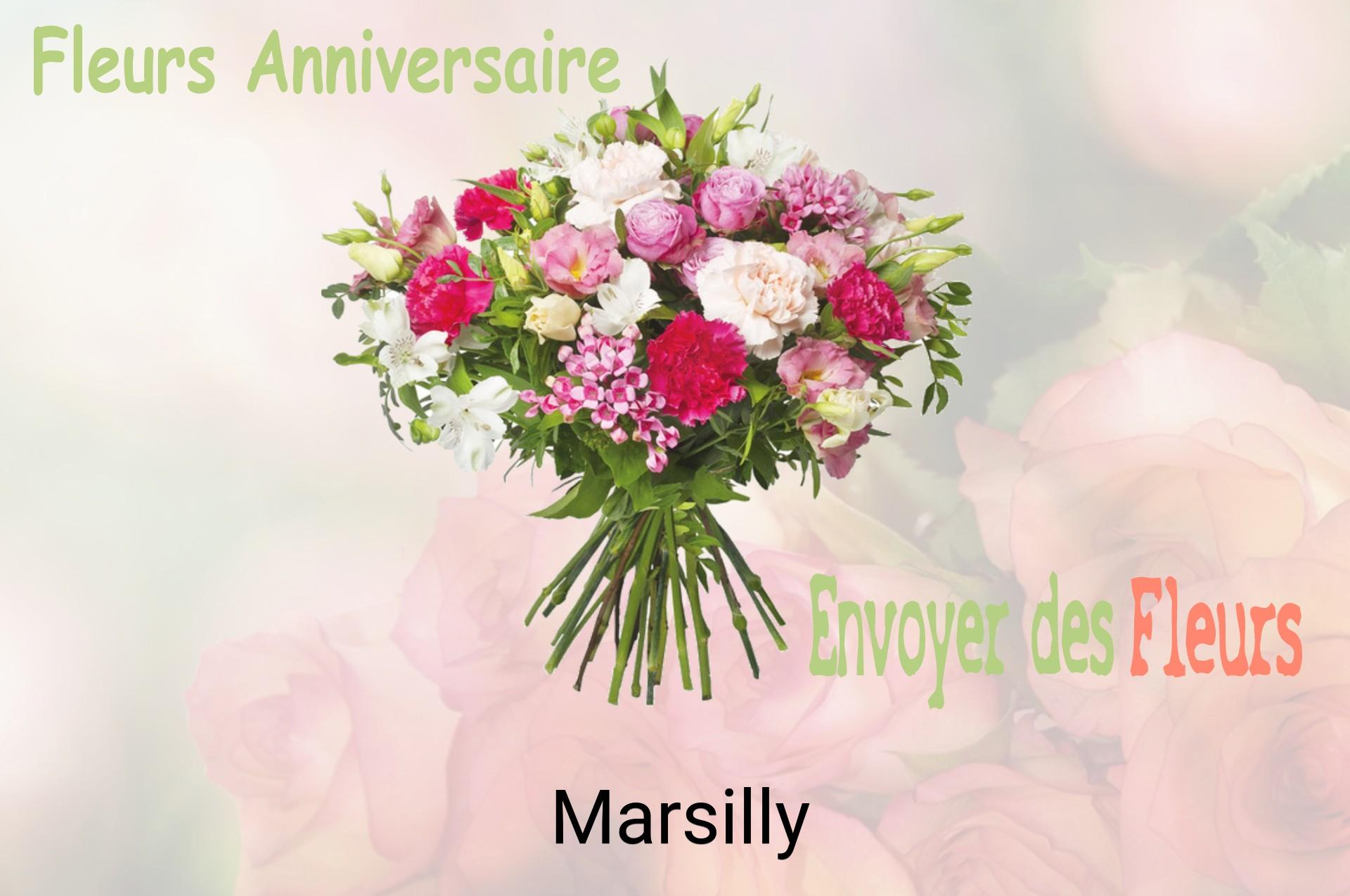 Bouquet de fleurs d’anniversaire livré à Marsilly